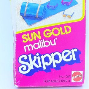Barbie Skipper Sun Gold Malibu by Mattel 1983 (see pic)